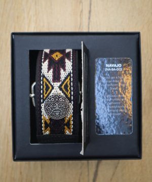Silver Coin Navajo Guitar Strap