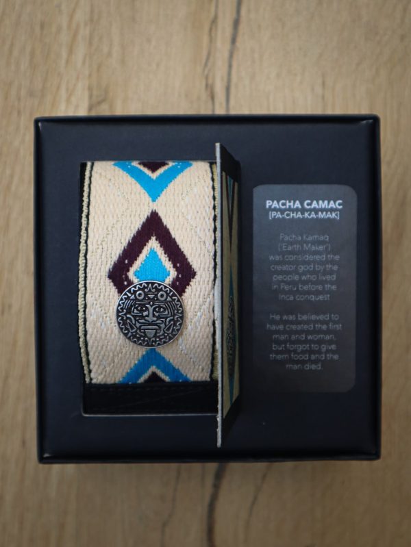 Silver Coin Pacha Camac Guitar Strap