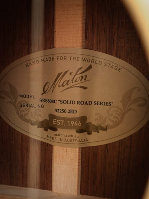 Maton Solid Road Series 808 C – Image 13