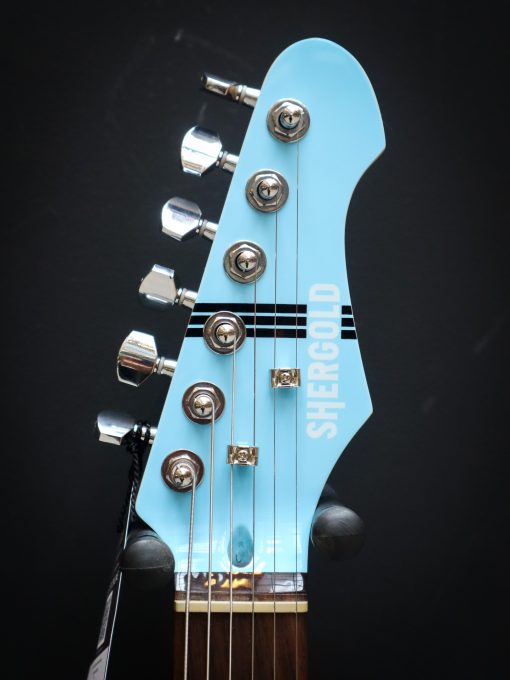Shergold Telstar Standard ST14 Pastel Blue (incl gigbag) – Image 8