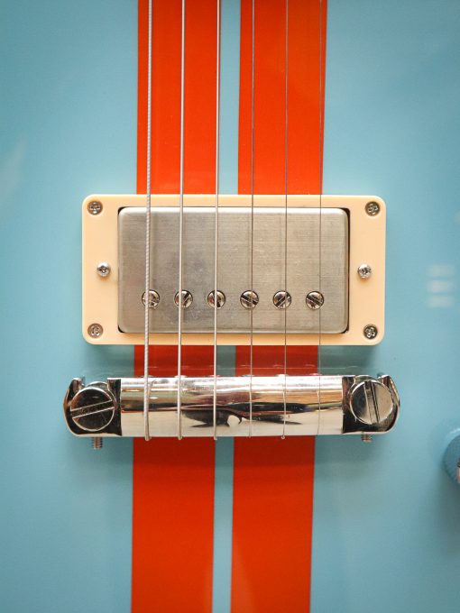 Newman Honeycomb Junior GT-40 Fixed Pickups - Baby Blue w/ Racing Stripes – Image 8