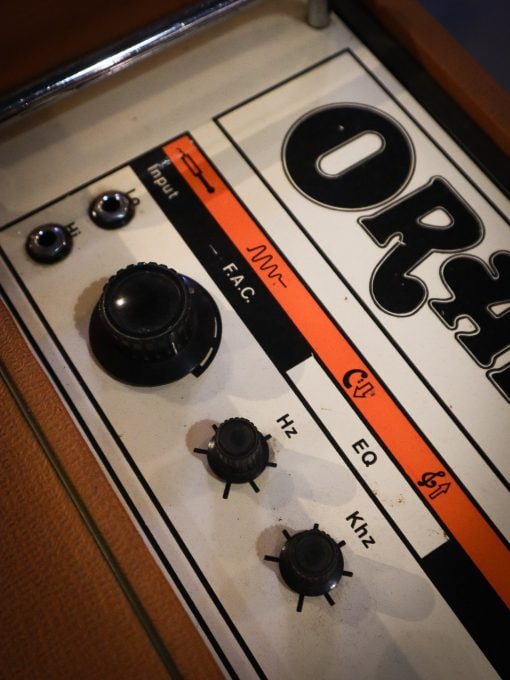Vintage Orange OR80 Overdrive 2x12 Valve Amplifier Combo 1973 – Image 3