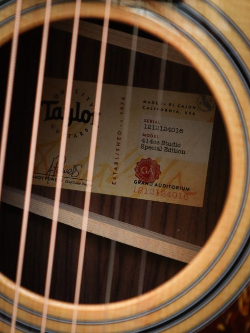 Taylor 414ce Studio Special Edition – Image 11