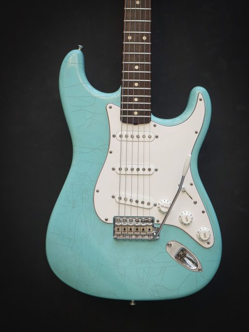 Fender Custom Shop 2014 1960 Stratocaster Daphne Blue NOS – Image 3