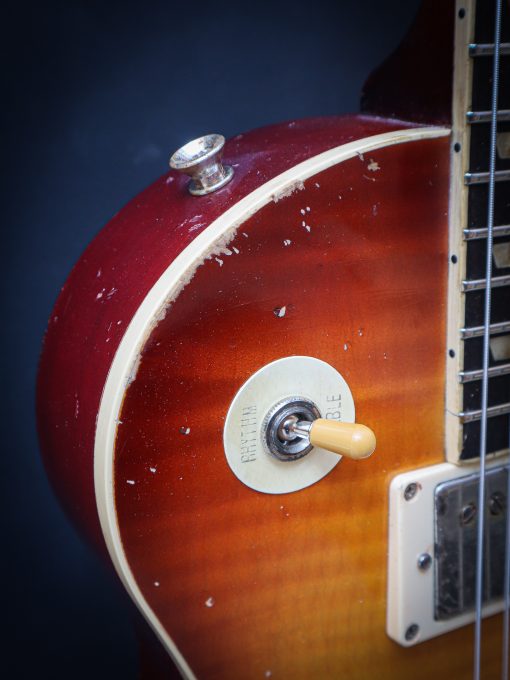 Kauffmann '59 SC Flamed Top Faded Cherry Burst – Image 6