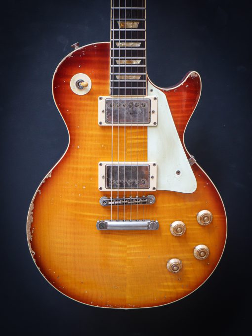 Kauffmann '59 SC Flamed Top Faded Cherry Burst – Image 3