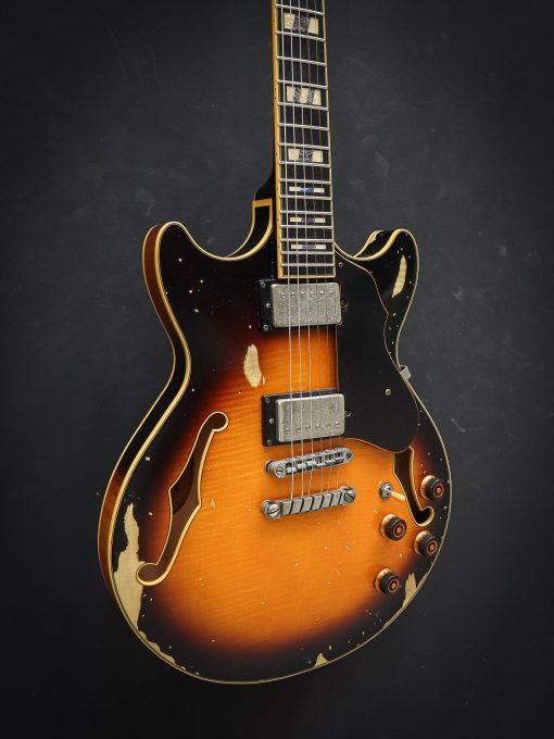 Ibanez AMV100FMD Artcore Yellow Sunburst (OCCASION) – Image 4