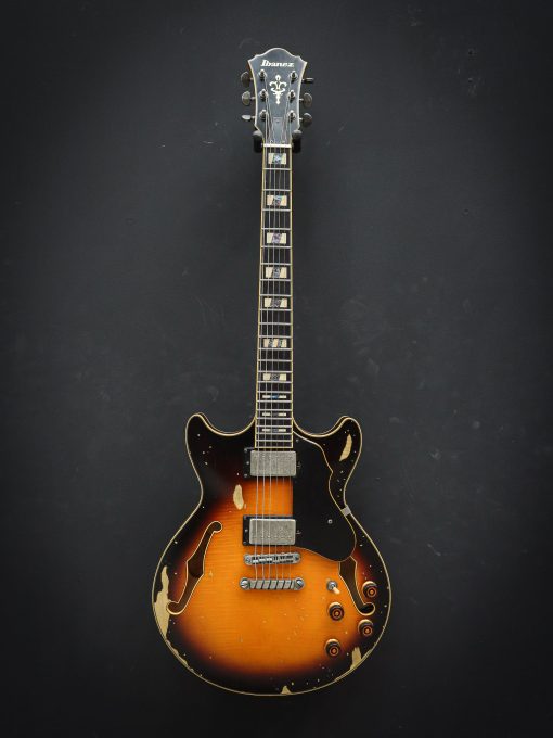 Ibanez AMV100FMD Artcore Yellow Sunburst (OCCASION) – Image 2