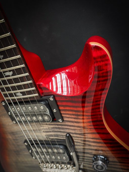 PRS SE Custom 24 Charcoal Cherry Burst – Image 9