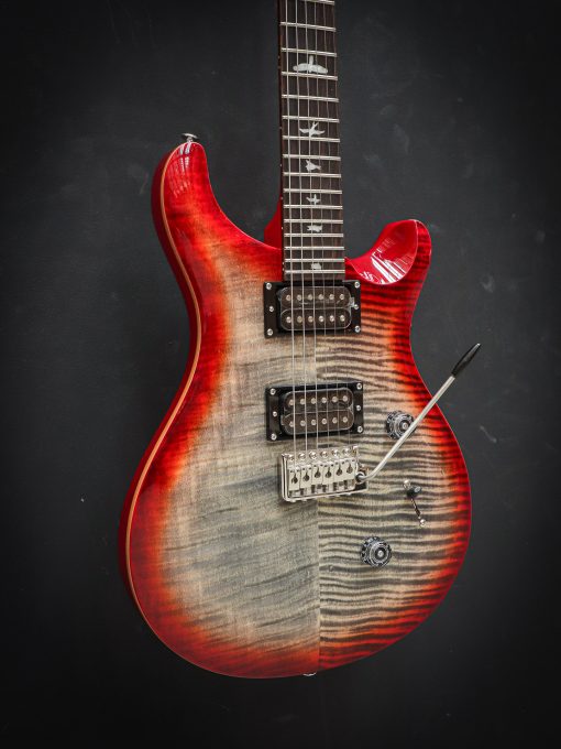 PRS SE Custom 24 Charcoal Cherry Burst – Image 4