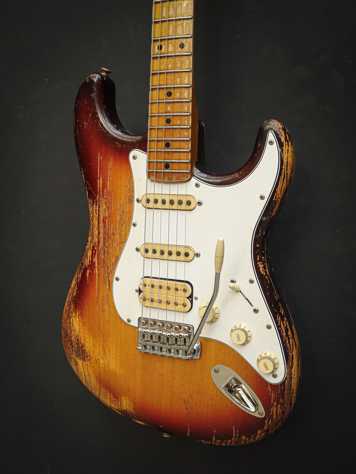 Kauffmann '56 S HSS Three Tone Sunburst Heavy Aged – Image 8
