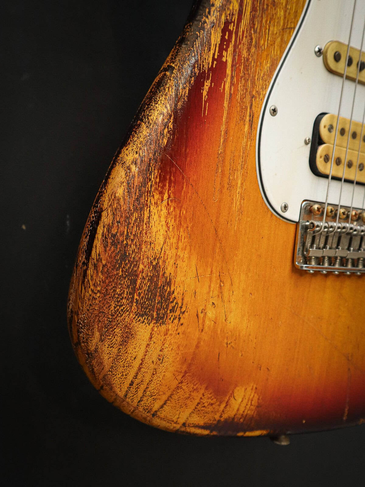 Kauffmann '56 S HSS Three Tone Sunburst Heavy Aged – Image 6