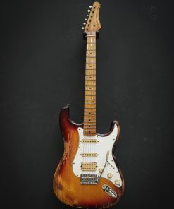 Alternative view of Kauffmann '56 S HSS Three Tone Sunburst Heavy Aged
