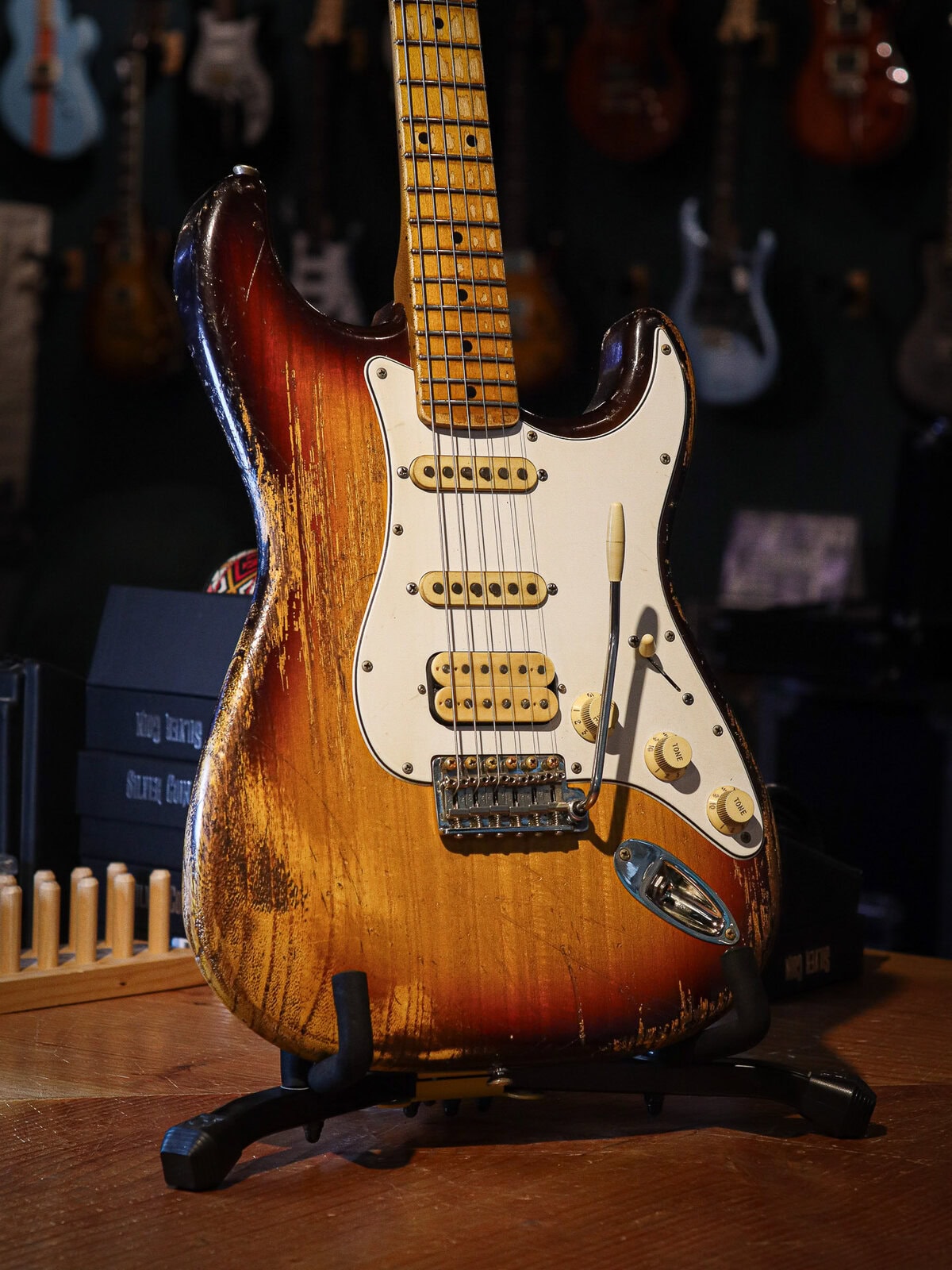 Kauffmann '56 S HSS Three Tone Sunburst Heavy Aged