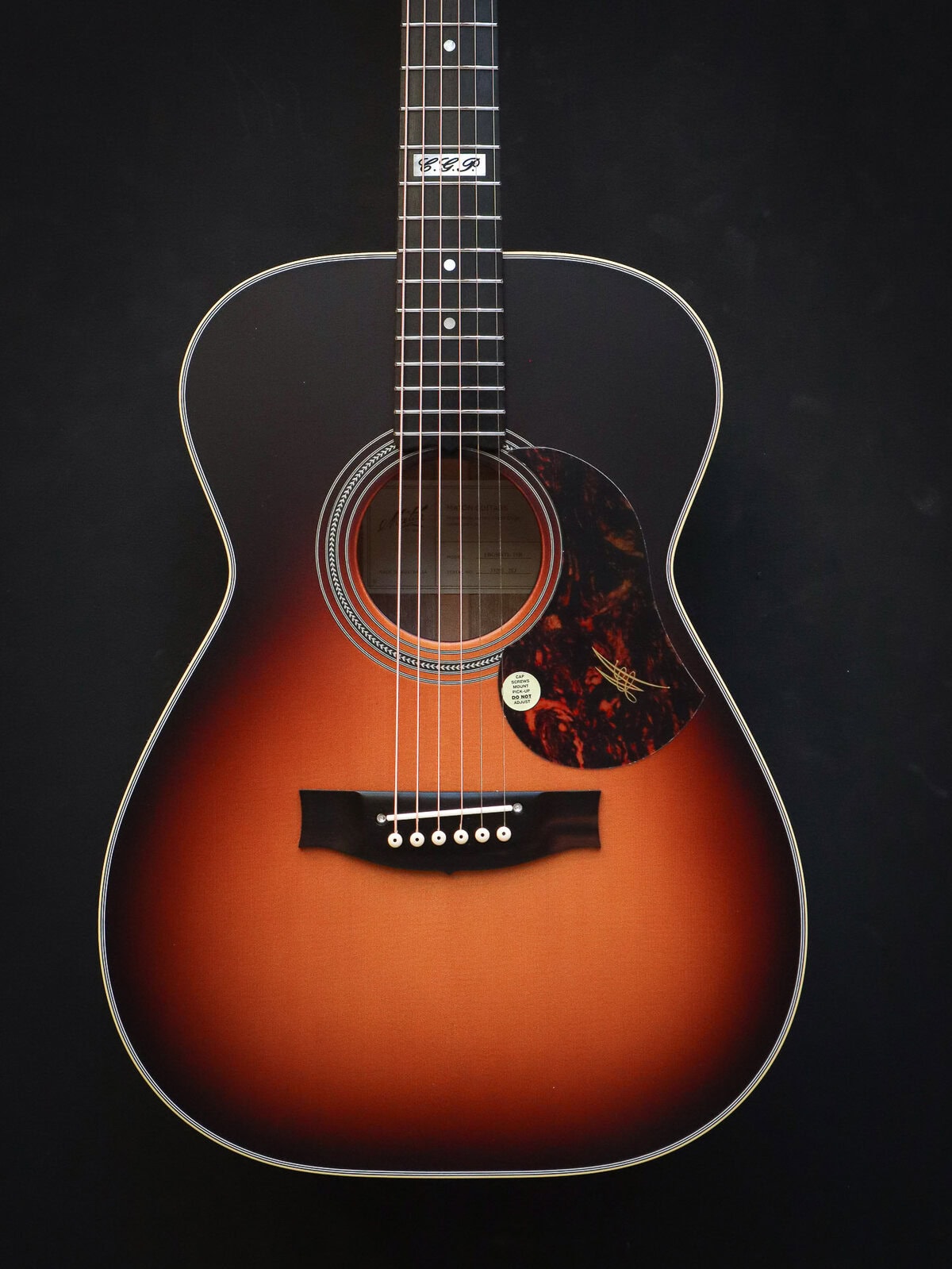 Maton EBG808 Tommy Emmanuel Sunburst – Image 3