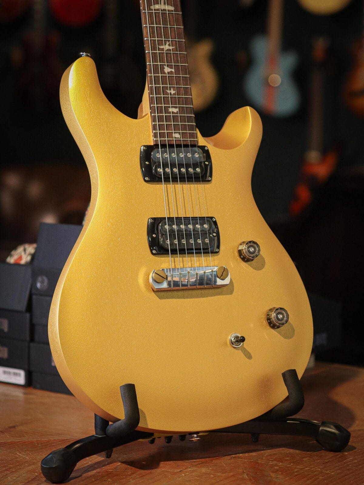 PRS SE CE 24 Stoptail Metallic Gold