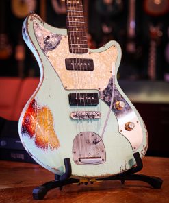 Kauffmann Cozy JM Surf Green over Three Tone Sunburst