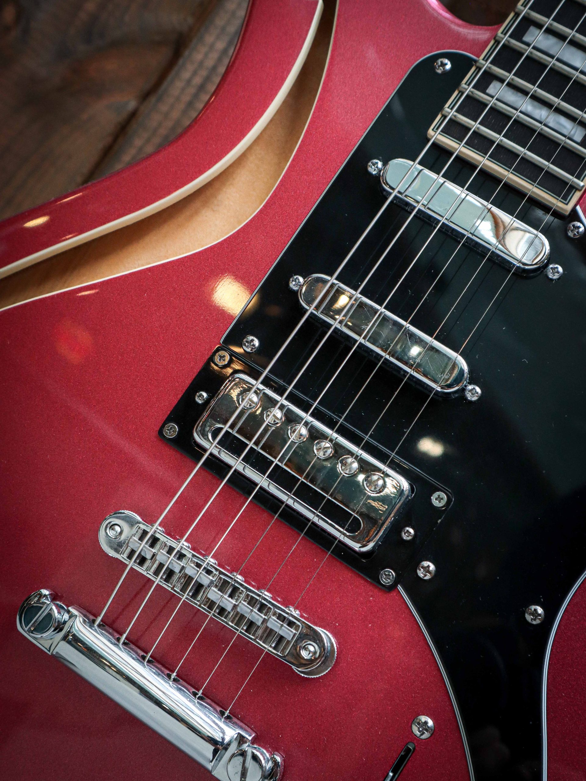 Dangelico Premier Bedford SH Oxblood Pre-Owned – Image 4
